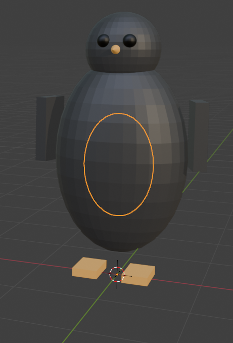 Blender MCP作例（ペンギン）